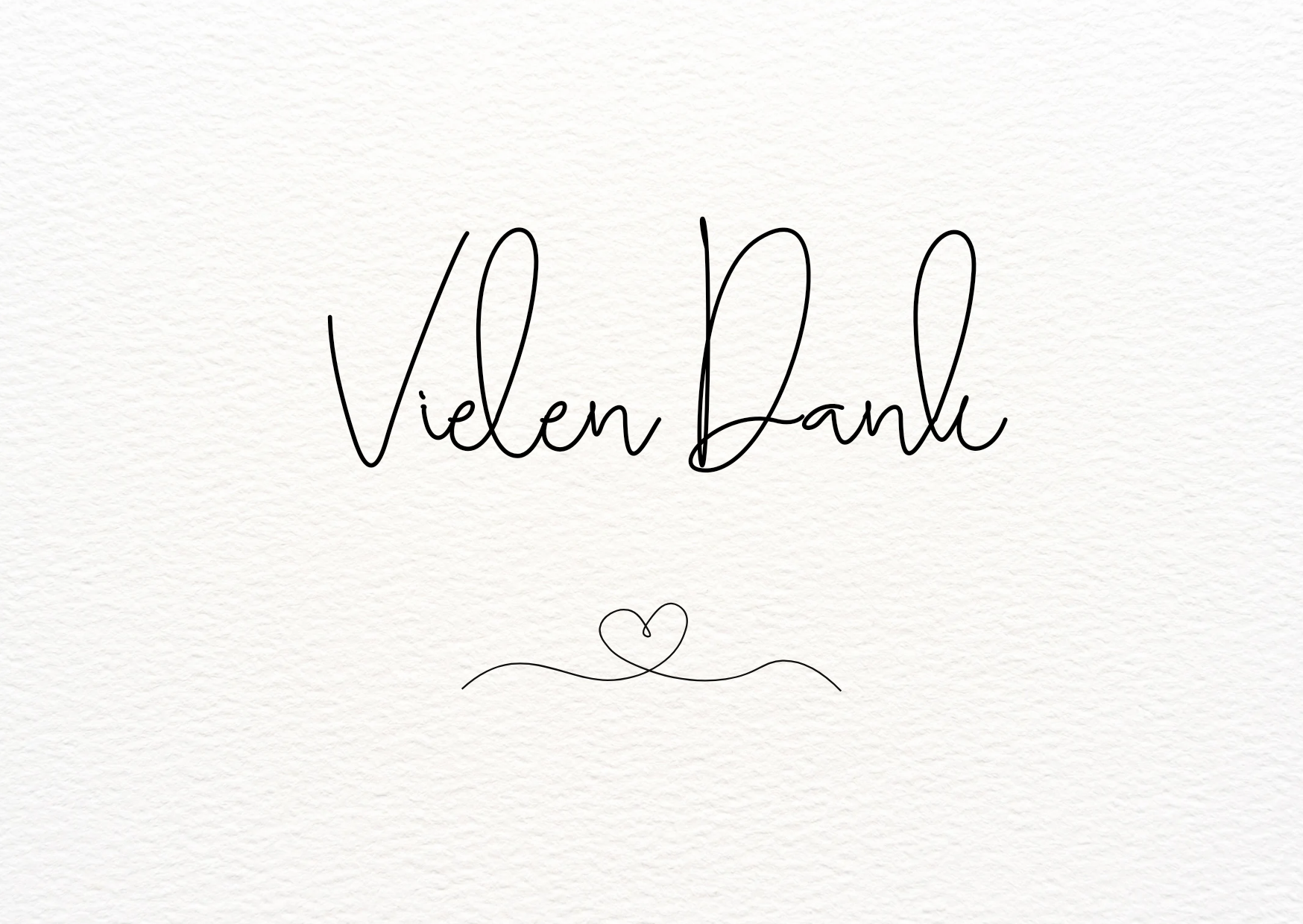 Vielen Dank (quer)
